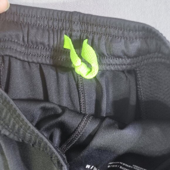 Under Armour athletic shorts youth girl size M black with neon and pink design - Picture 8 of 12